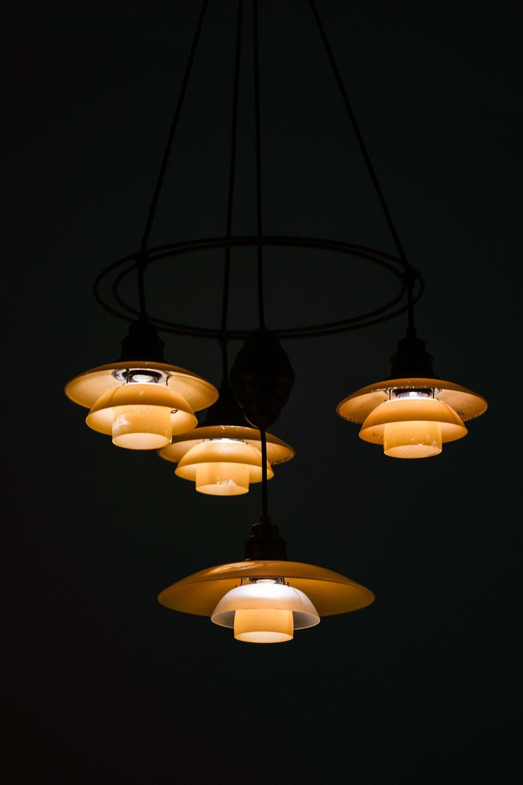 Ringkrone Ceiling Lamp By Poul Henningsen, 1930s photo Lighting