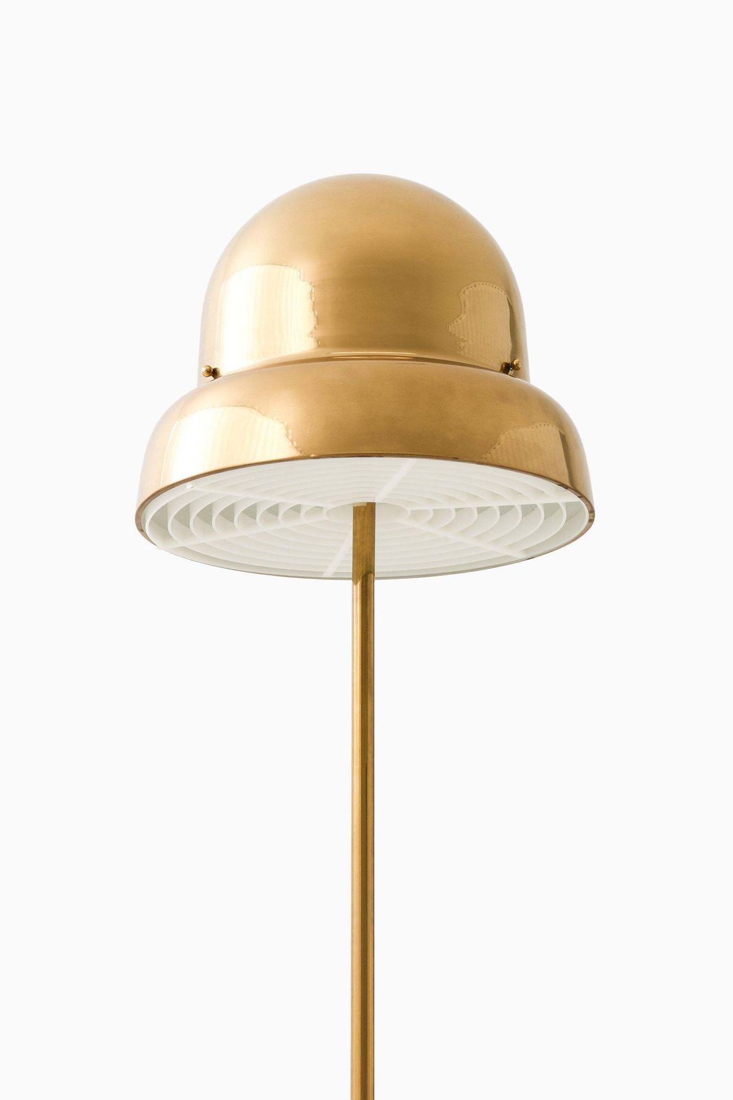 Floor Lamp In Brass And Plastic By Eje Ahlgren, 1970's photo for sale