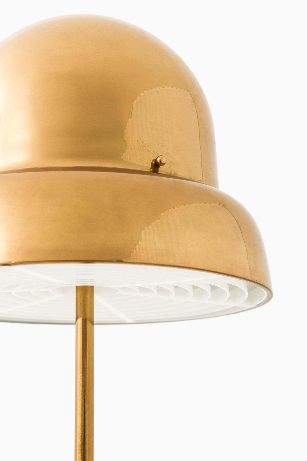 Floor Lamp In Brass And Plastic By Eje Ahlgren, 1970's photo Lighting