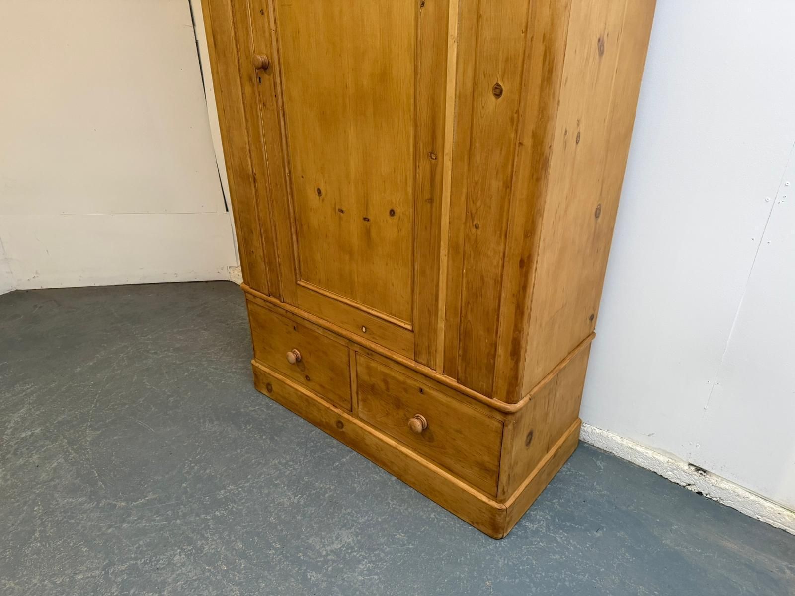 A Super Victorian Pine Classic English 4 Piece Wardrobe photo Furniture