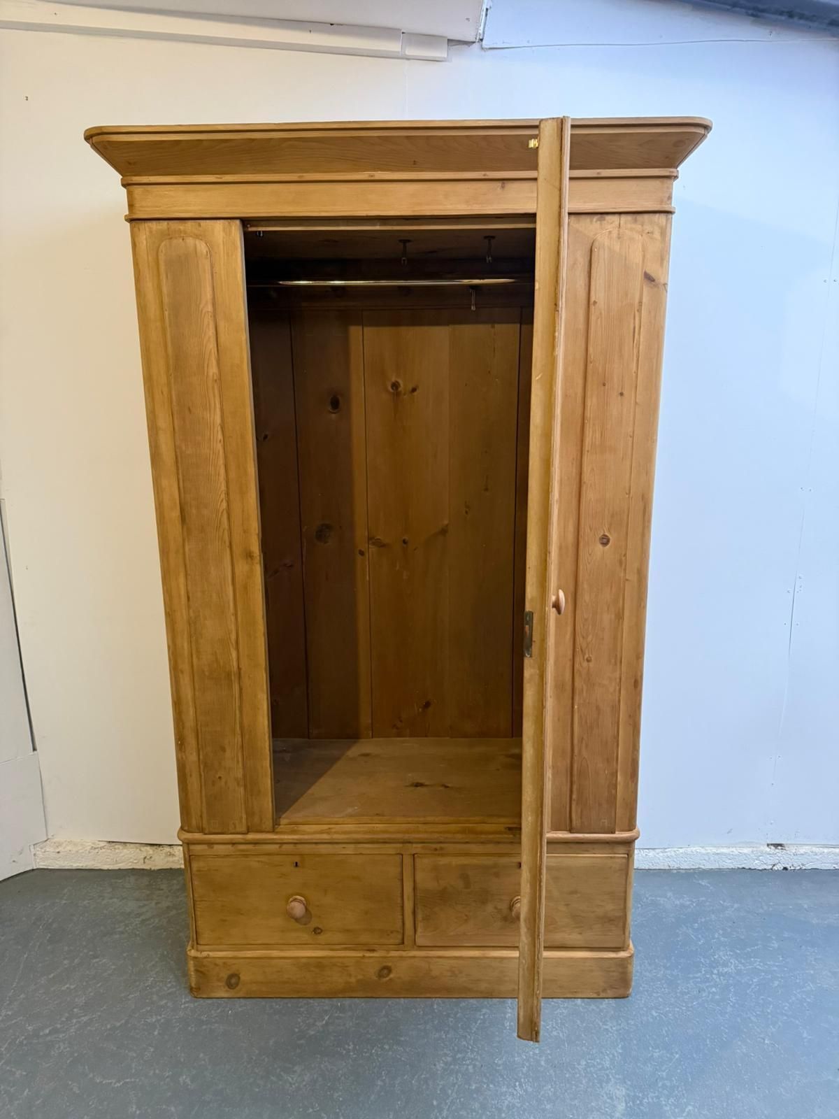 photo for sale A Super Victorian Pine Classic English 4 Piece Wardrobe