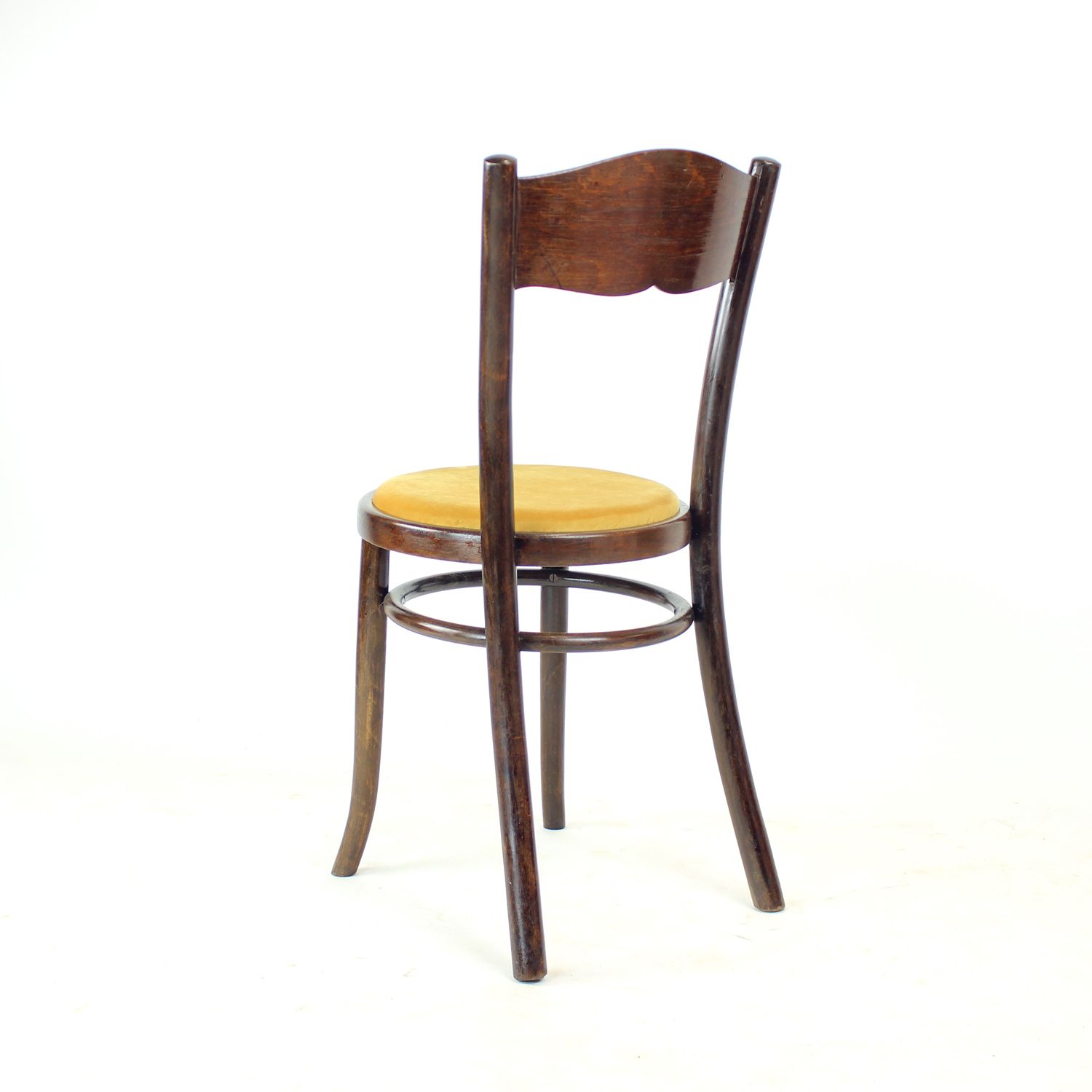 Vintage Bentwood Chair, Thonet Design, Czechoslovakia 1940s photo vinterior