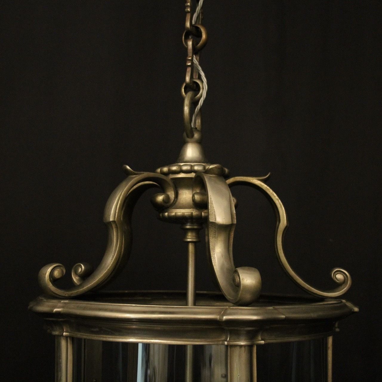 French Silver Gilded Bronze Antique Lantern photo 6950.0