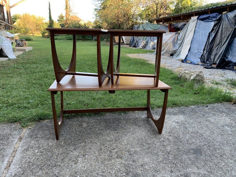 Mid Century Teak Nesting Tables By Victor Wilkins For G Plan, Uk, 1970s, Set Of 3 photo for sale