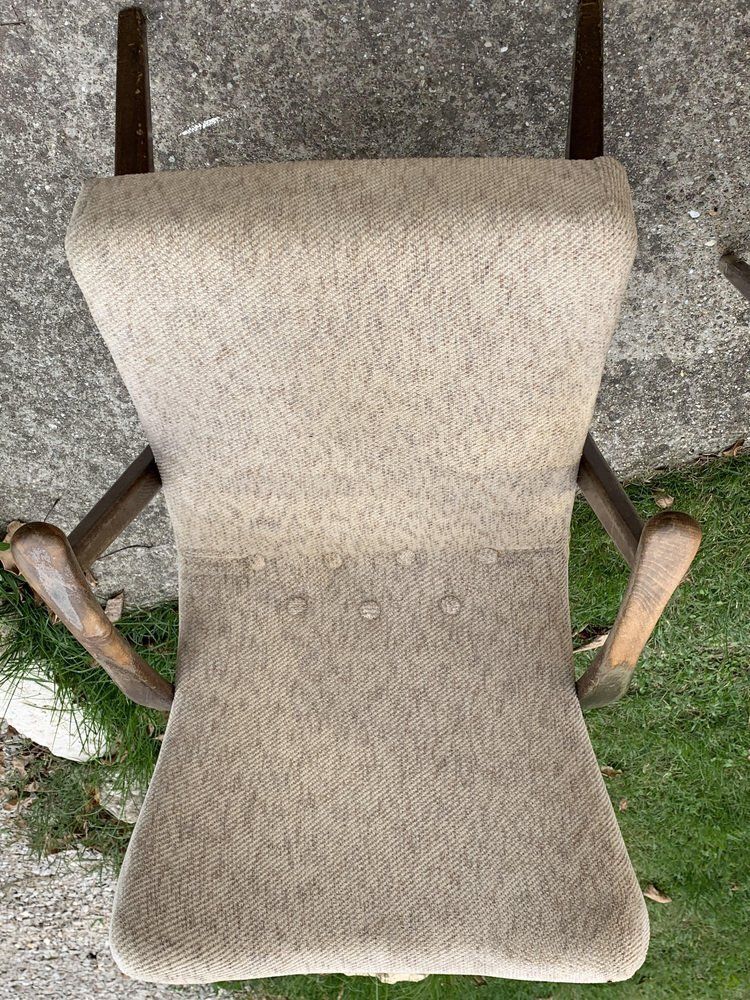 Art Deco Side Chairs And Stool, 1940s, Set Of 3 photo 3378.0