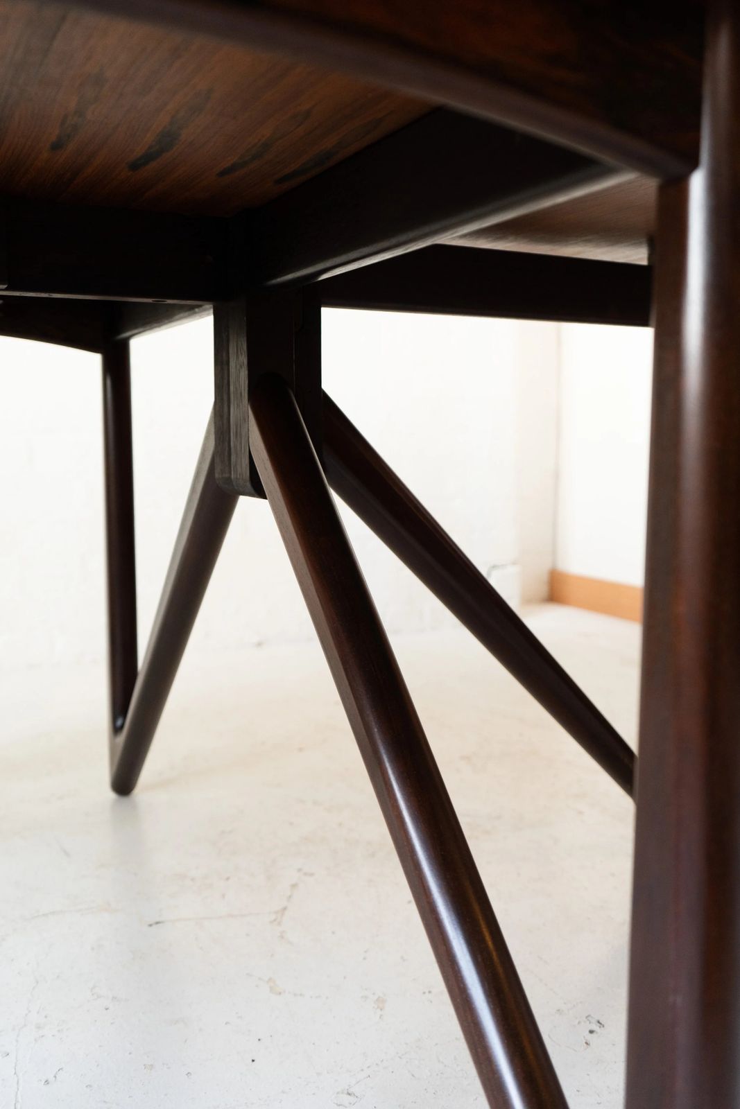 2200.0 Rosewood Gate Leg Table By Niels Koefoed photo