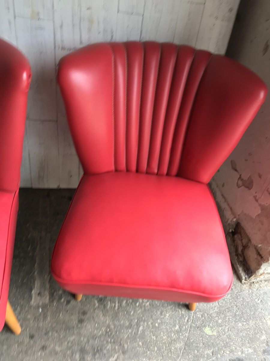 1956.0 Mid Century Hungarian Vinyl Living Room Set, 1960s, Set Of 3 photo