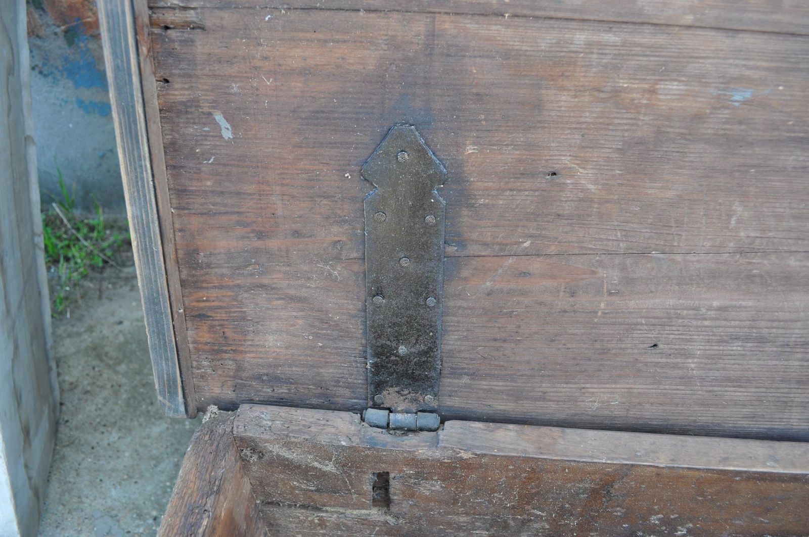 Antique Hungarian Pine Blanket Chest photo furniture