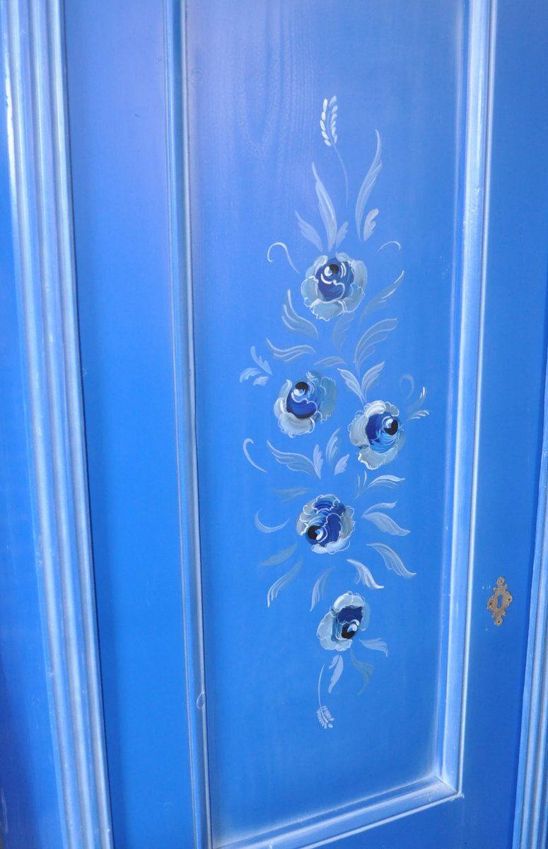 Antique Hand Painted Double Wardrobe photo buy