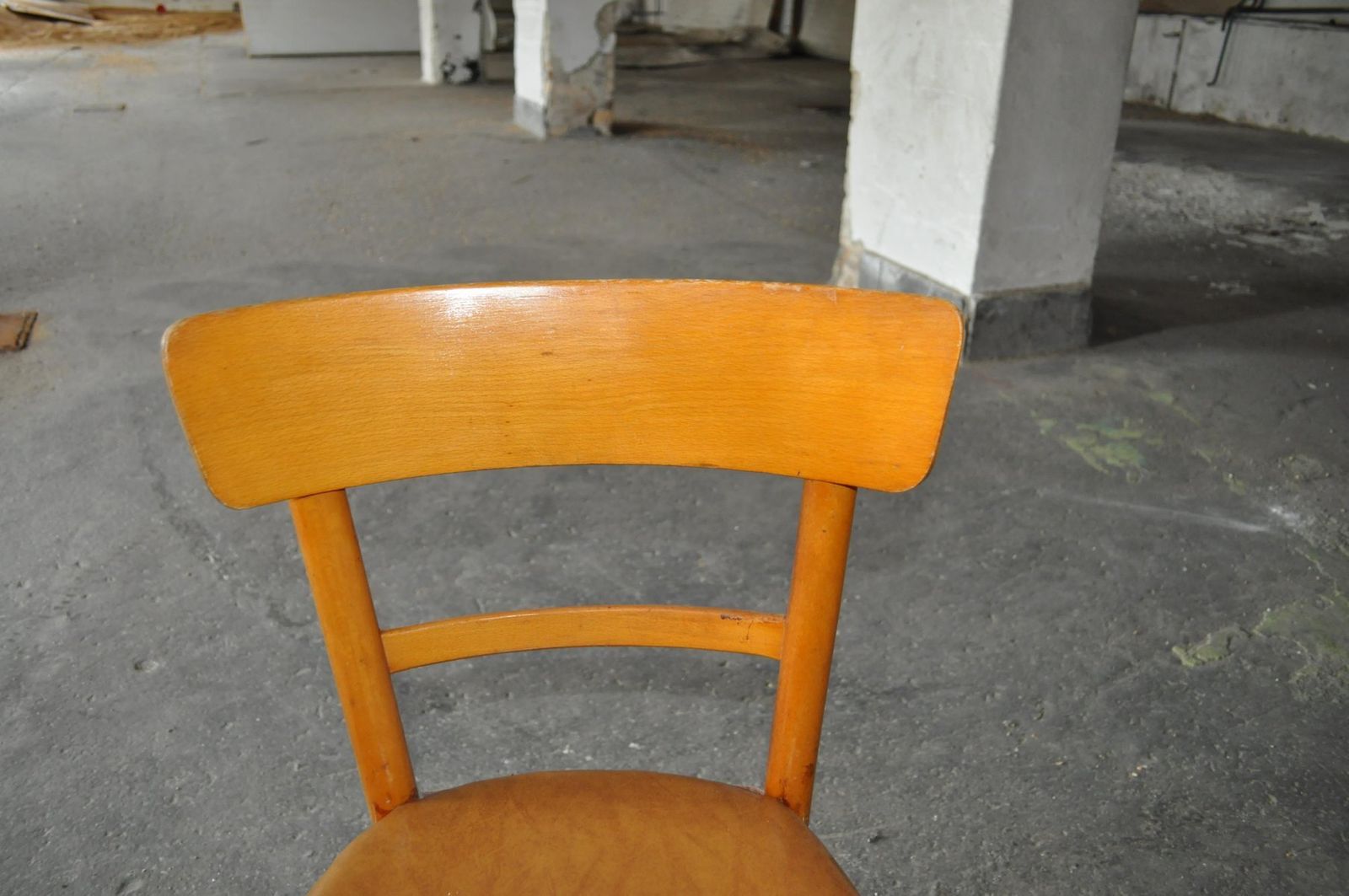 Hungarian Leatherette Dining Chair, 1960s photo furniture