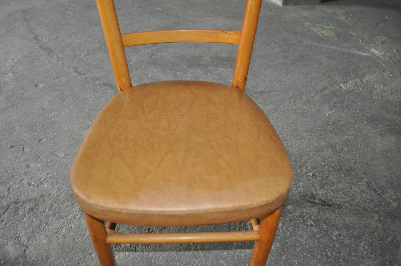 Hungarian Leatherette Dining Chair, 1960s photo 471.0