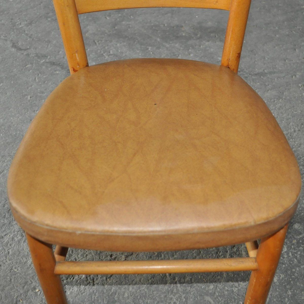 Hungarian Leatherette Dining Chair, 1960s photo buy
