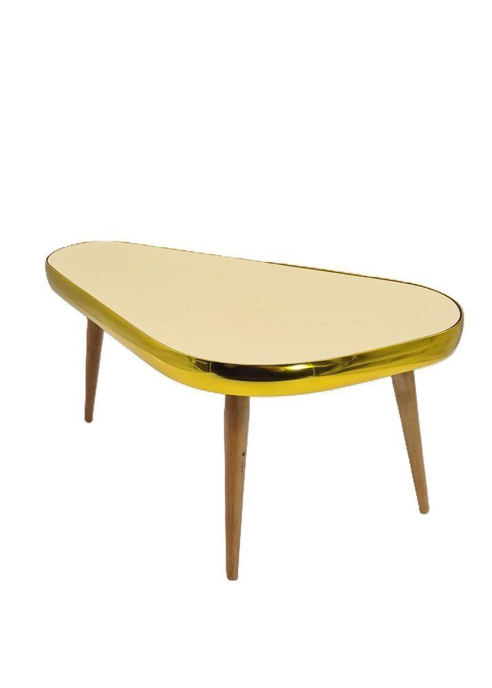 Vintage Kidney Shaped Coffee Table, 1960s
