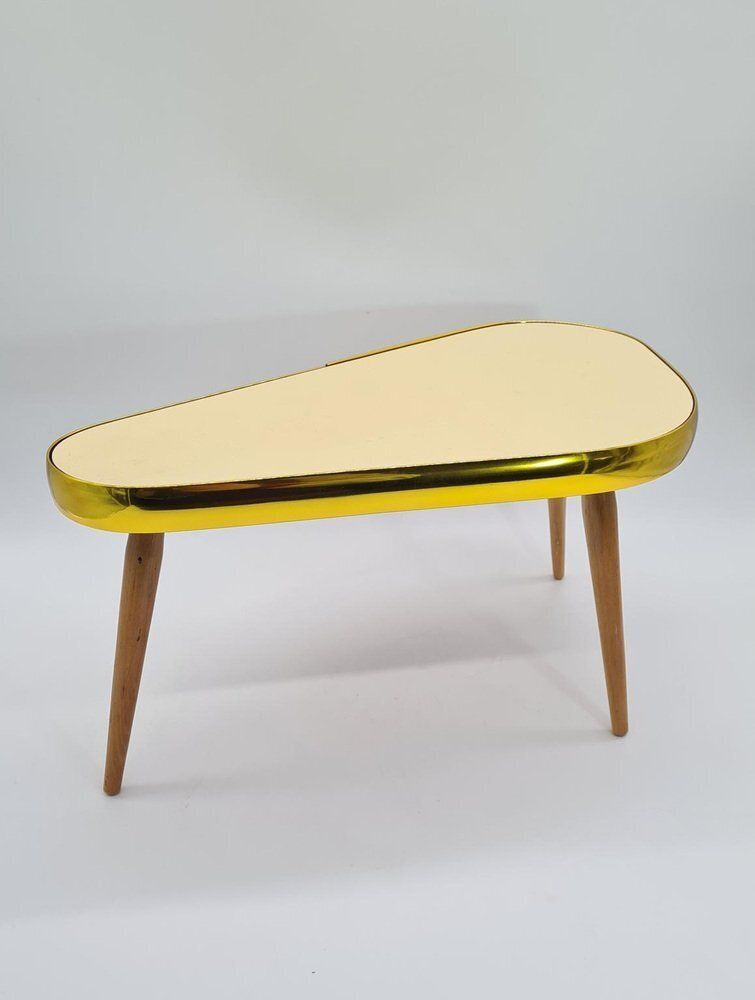 Vintage Kidney Shaped Coffee Table, 1960s photo furniture