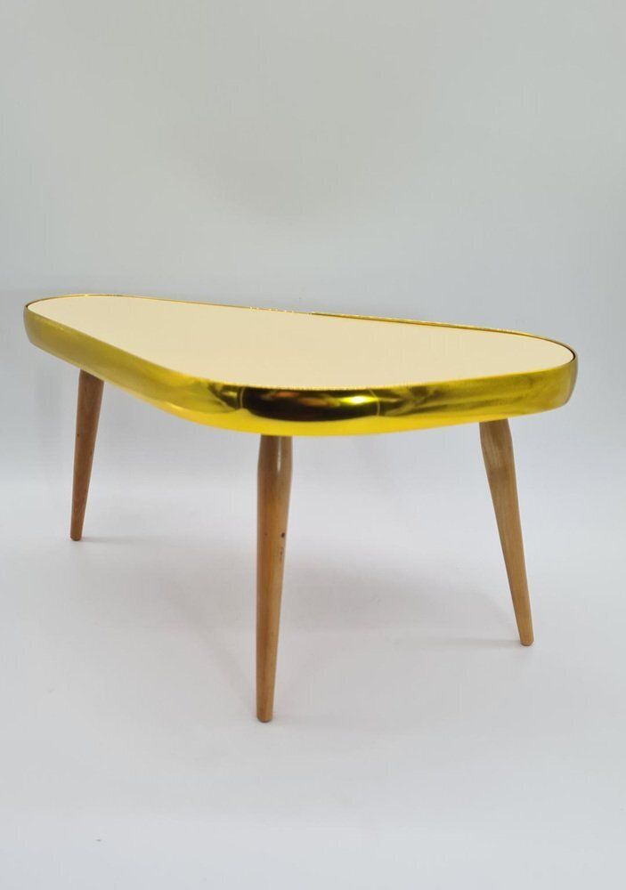 Vintage Kidney Shaped Coffee Table, 1960s photo Furniture