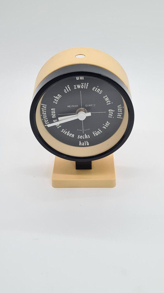 Space Age Desk Clock, 1970s photo furniture
