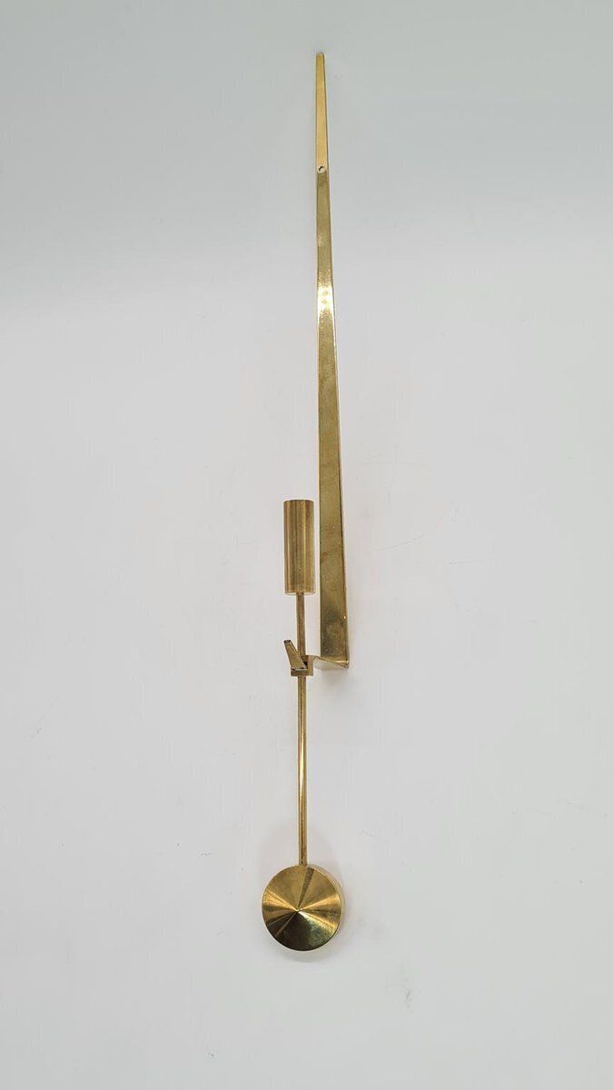 Skulutna Wall Sconce In Brass By Pierre Forssell, 1960s photo for sale