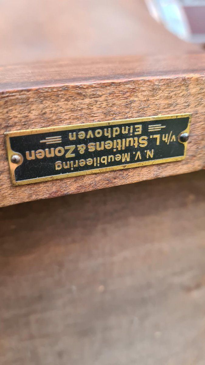 Vintage Chair In Wood And Leather, 1950s photo furniture