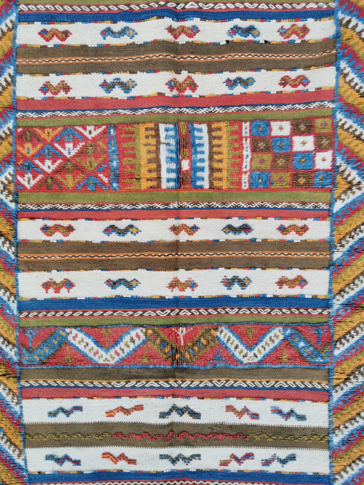 No Custom Fee/6.5×3.2 Ft/ Handmade Moroccan Rug Berber Glaoui Carpet Made Of Camel Wool.200x100cm photo vintage