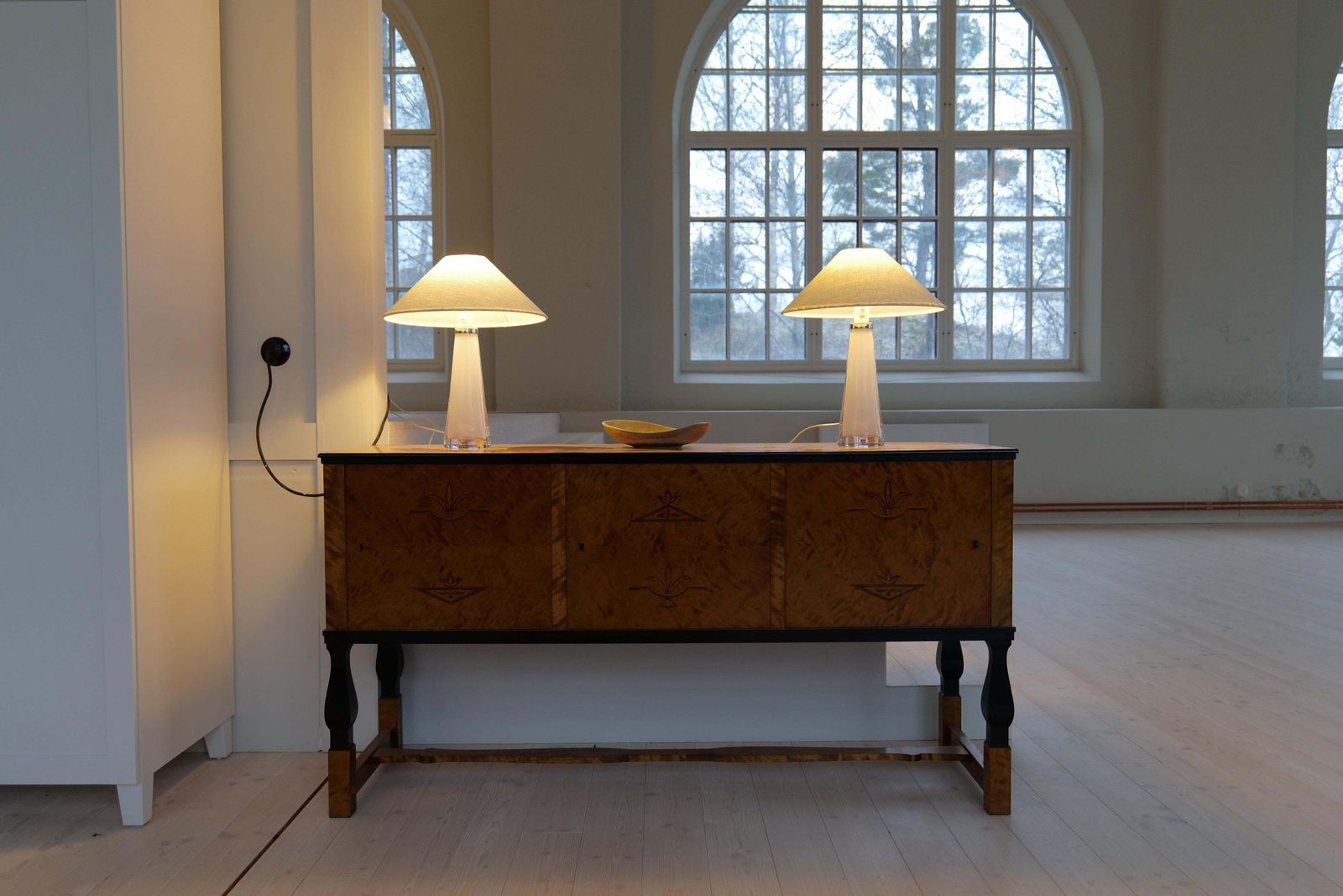 Lighting Midcentury Table Lamps By Carl Fagerlund For Orrefors Sweden Rd, 1566 photo