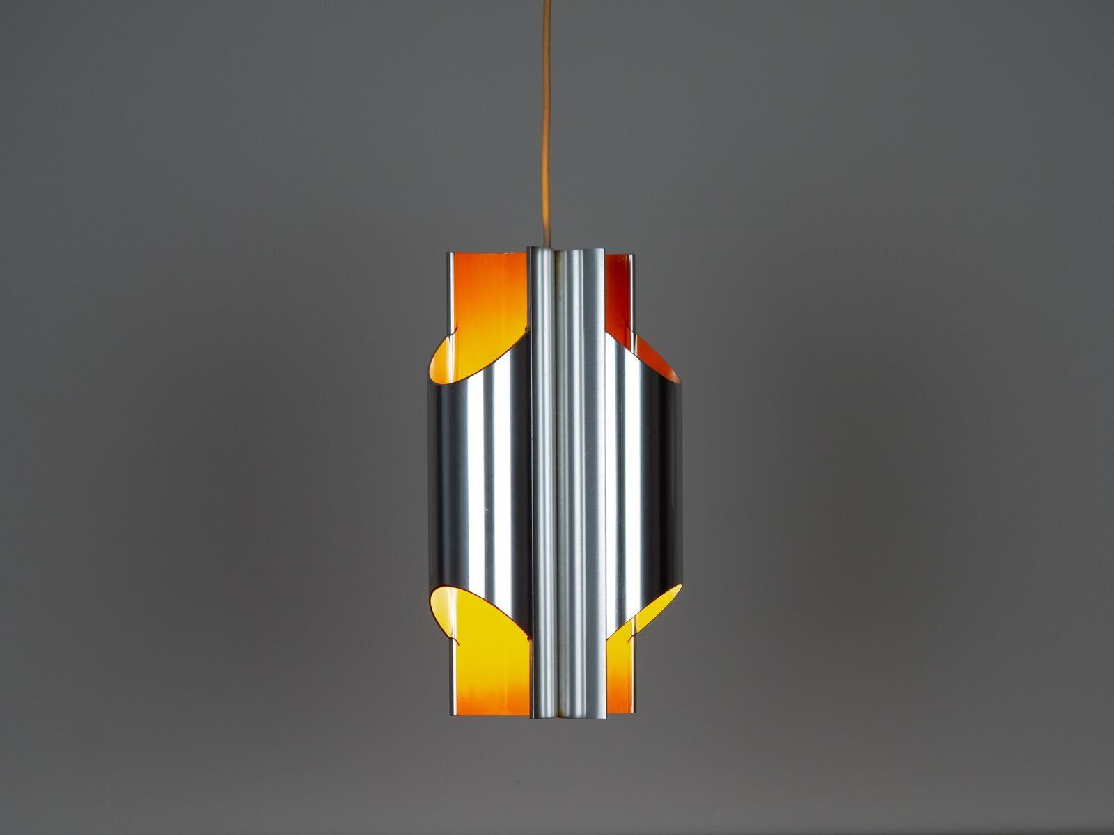 Vintage Pendant Lamp By Bent Karlby For Lyfa, Denmark, 1970s photo buy