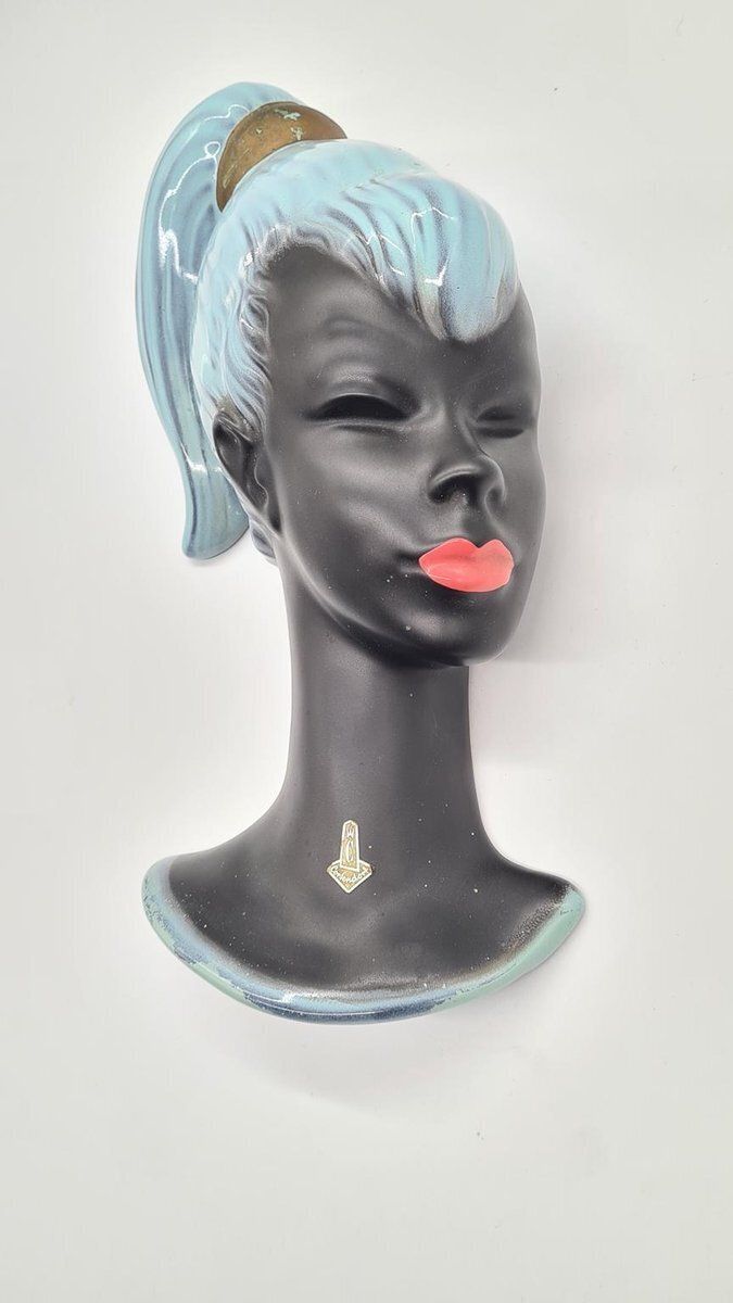 Model 3440 Wall Mask By Albert Strunz For Cortendorf, Mid 1950s