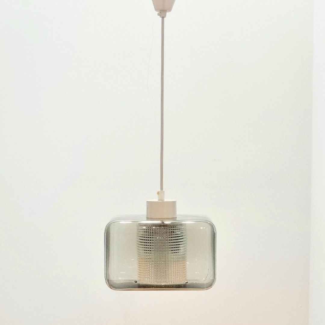 Mid Century Modern Scandinavische Glazen Plafondlamp Van Carl Fagerlund Voor Orrefors, Jaren 1960 photo for sale