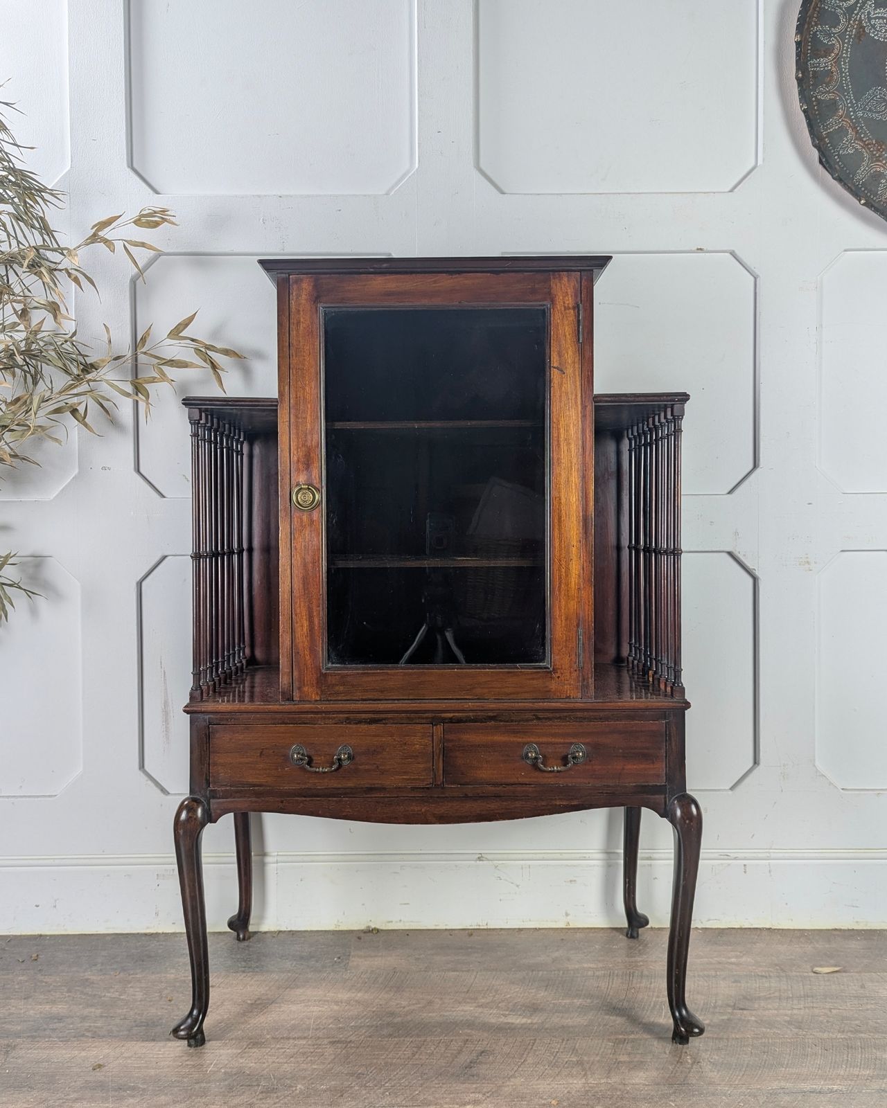 Early 20th Century Mahogany Music Or Display Cabinet photo furniture