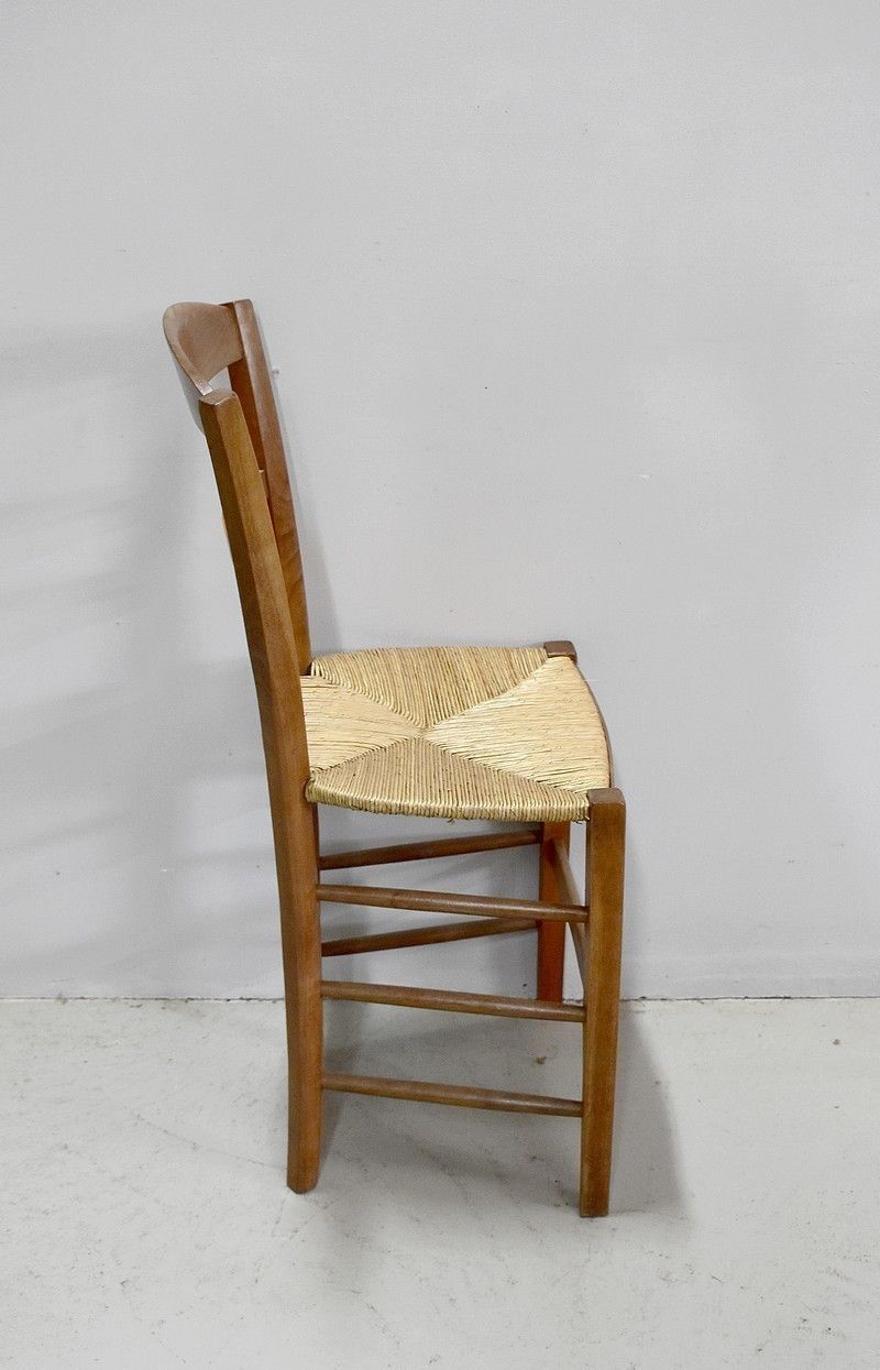 High School Teacher Straw Chair, 1900 photo for sale