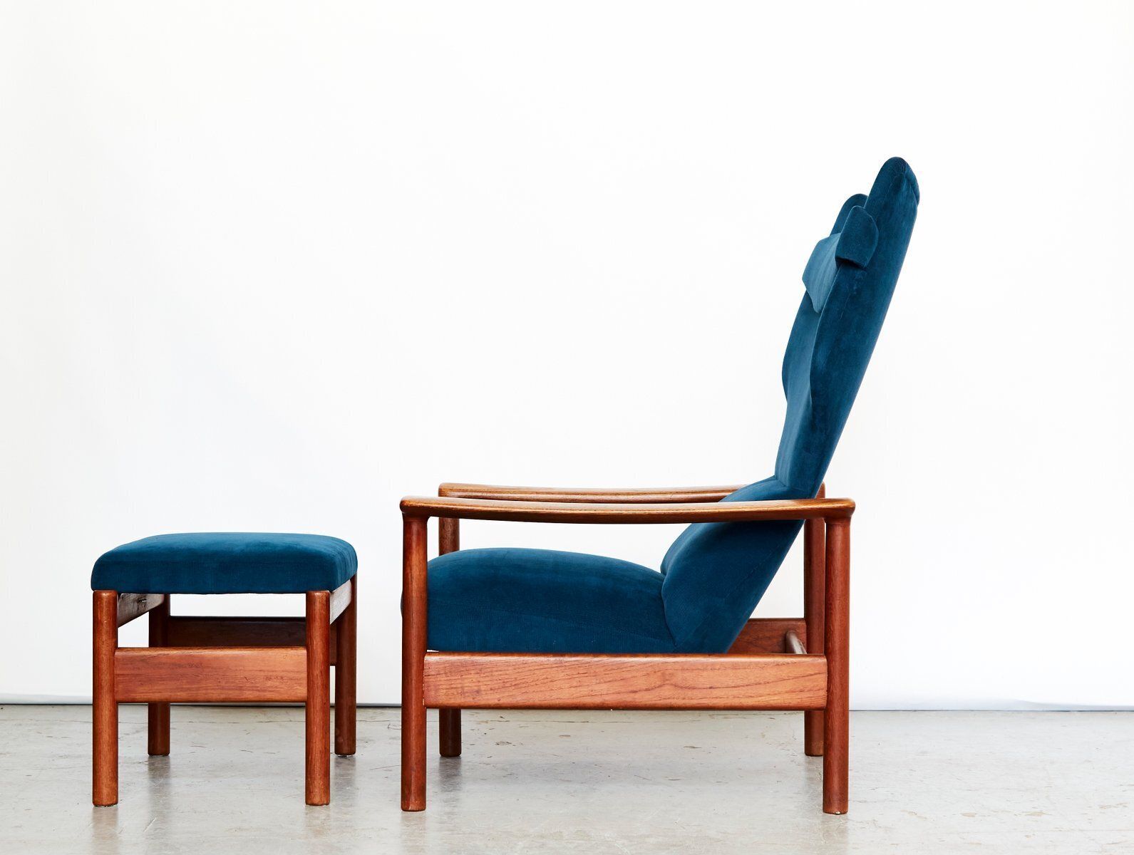 Rock Royal Armchair & Footstool By Sven Ivar Dysthe For Arnestad Bruk, 1960s photo furniture