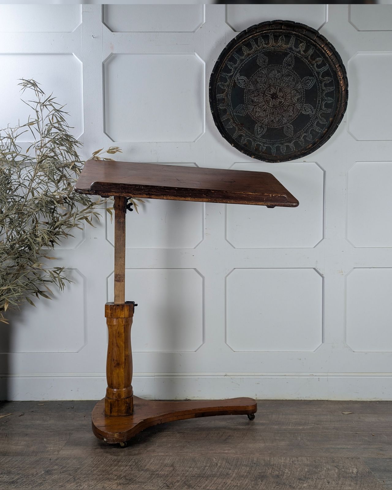 Early 20th Century Adjustable Pine Reading Table / Lectern photo for sale