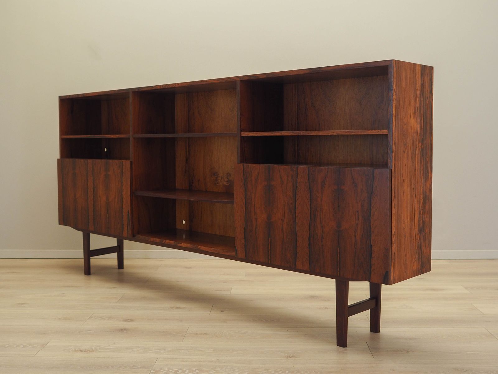 Vintage Boekenkast, Deens Design, Jaren 1970, Ontwerper: Ib Kofod Larsen photo vintage