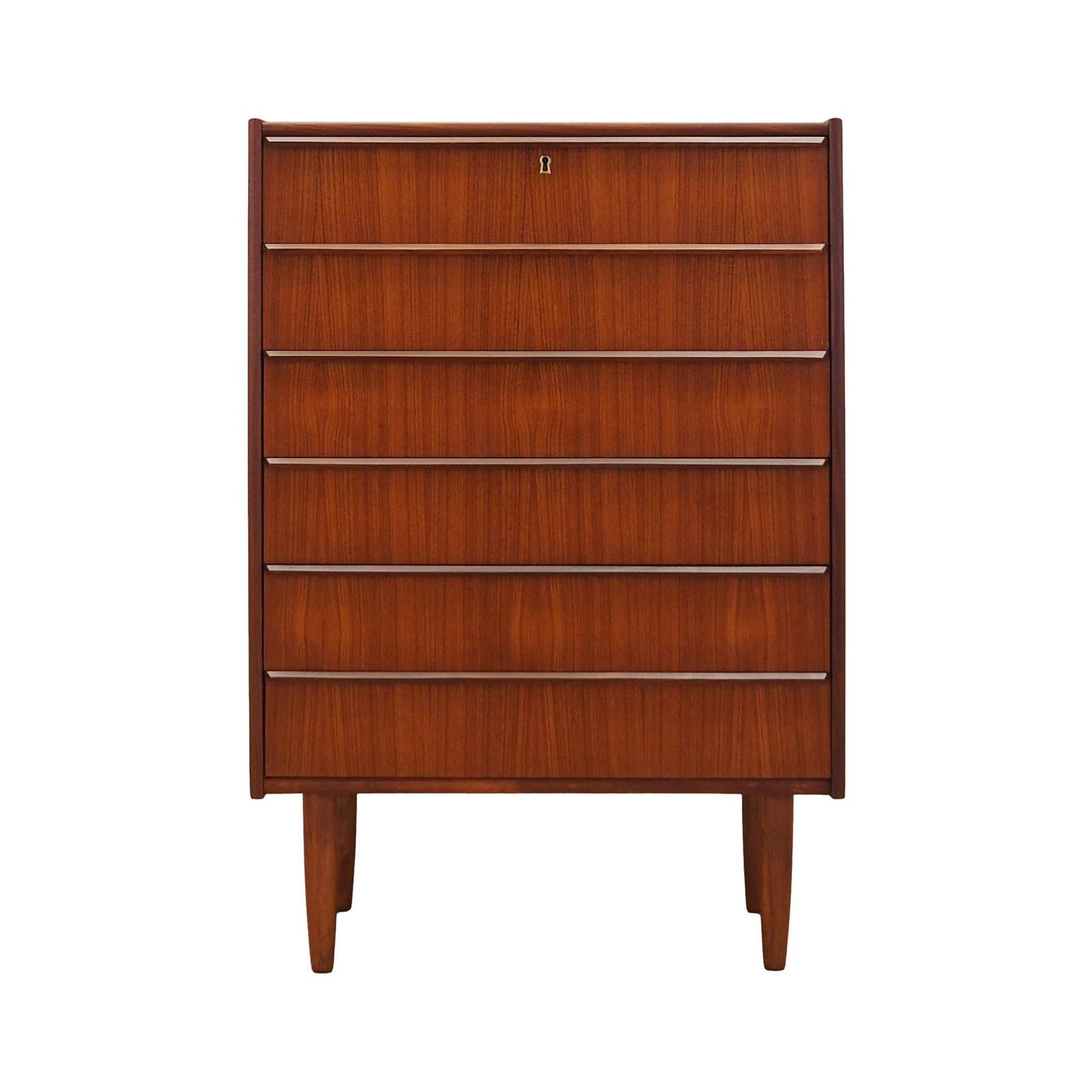 Teak Chest Of Drawers, Danish Design, 1970s, Production: Denmark