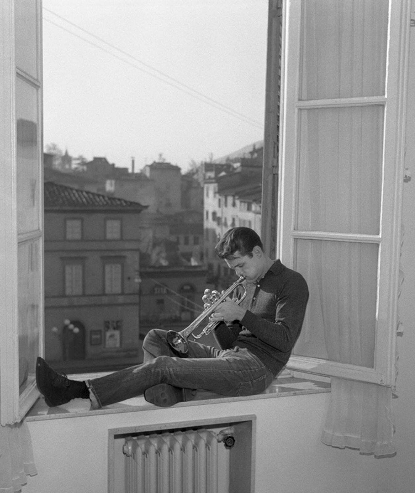 Chet Baker In Lucca   Jazz Trumpet Player Jazz Chet Baker Portrait