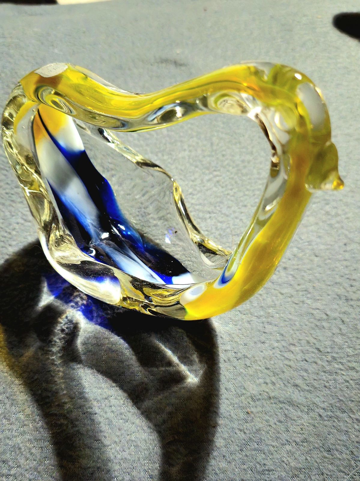 Glass Vintage Ashtray/ Pigeon Josef Hospodka photo for sale