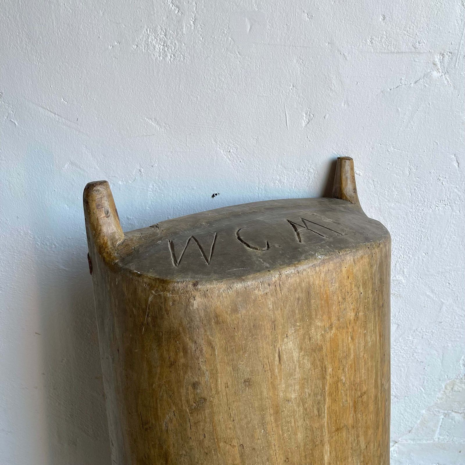 Antique Wooden Dough Trough, 1800s photo Garden Decor