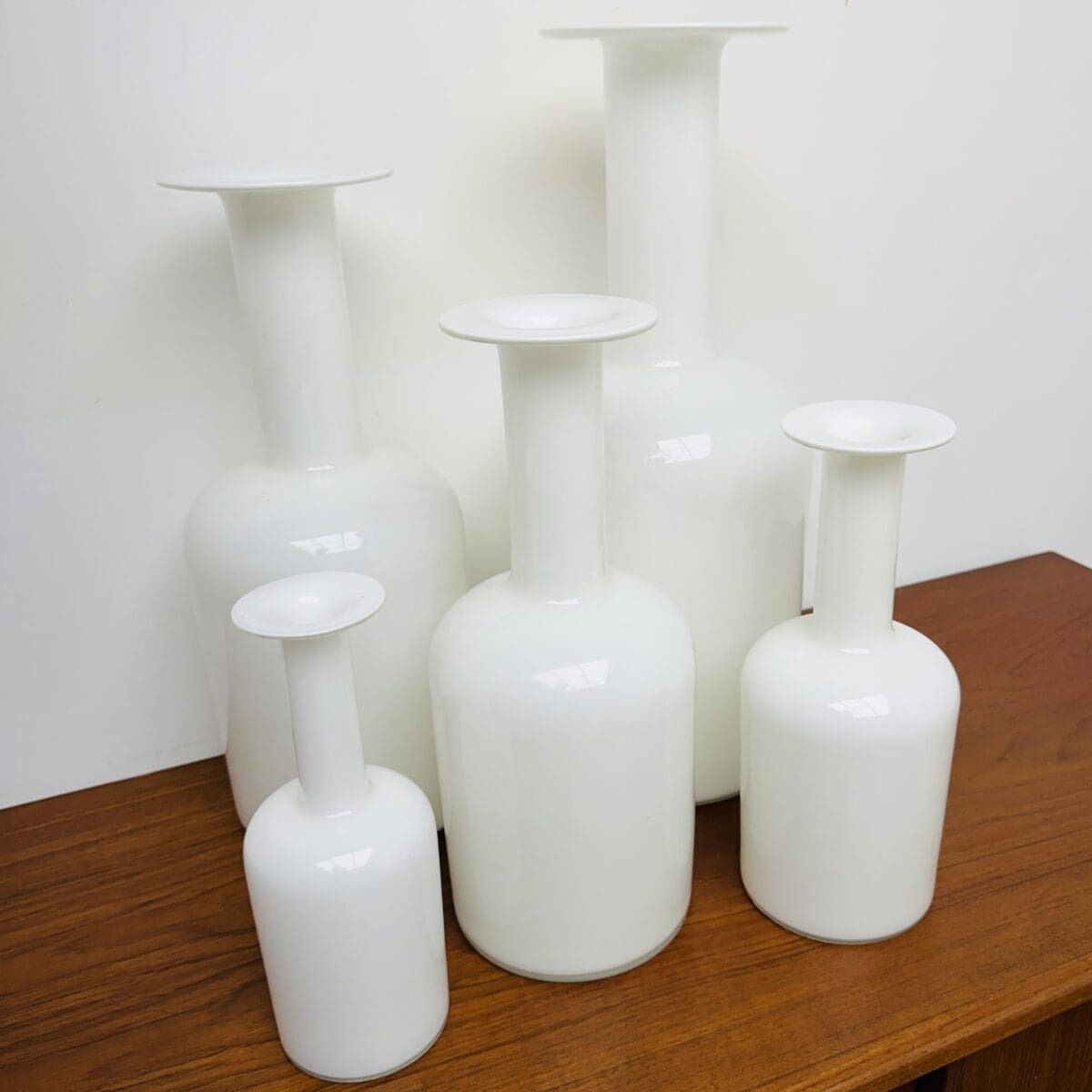 Danish “Floor Vase” Set By Otto Brauer For Holmegaard photo for sale