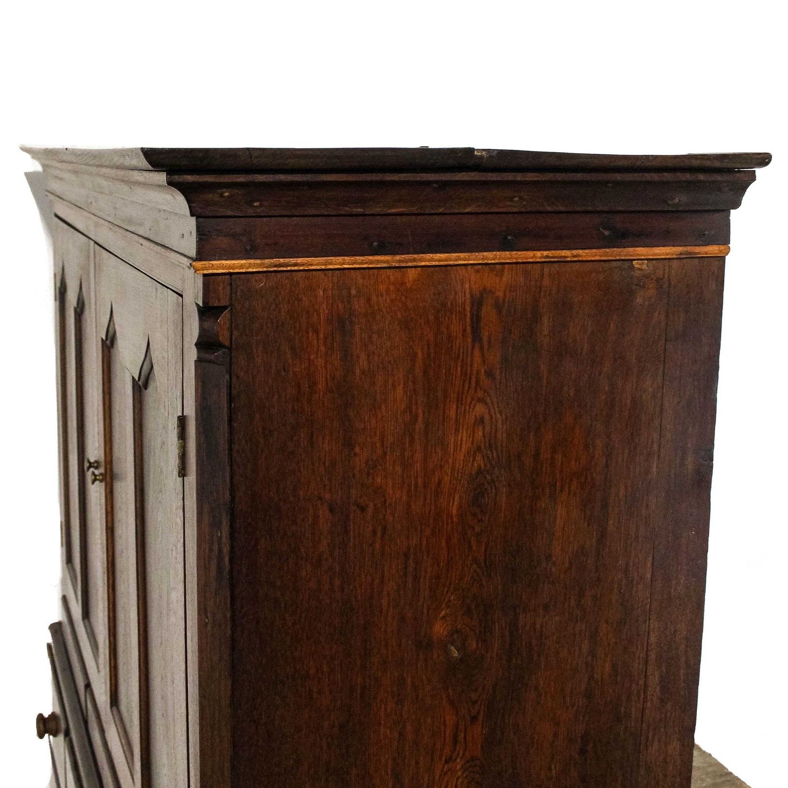 photo for sale Early 19th Century Welsh Oak Low Press Cupboard | Welsh Oak Cupboard | Antique Coffer | Welsh Furniture