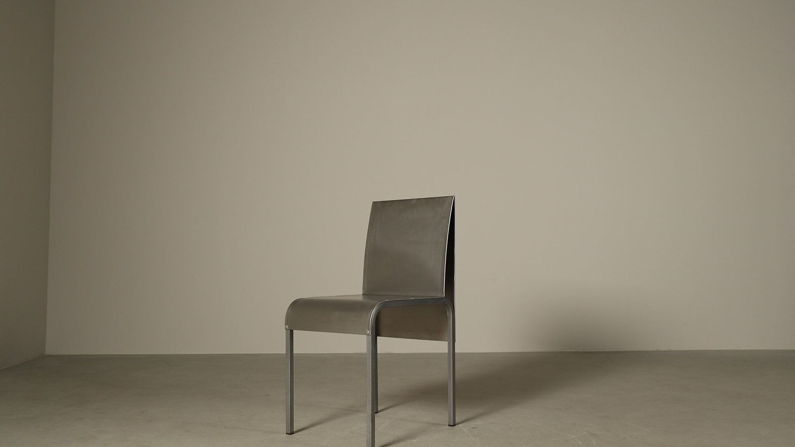 Set Of Six Postmodernist Stainless Steel Dining Chairs Dating From Around 1980 1990. photo Furniture