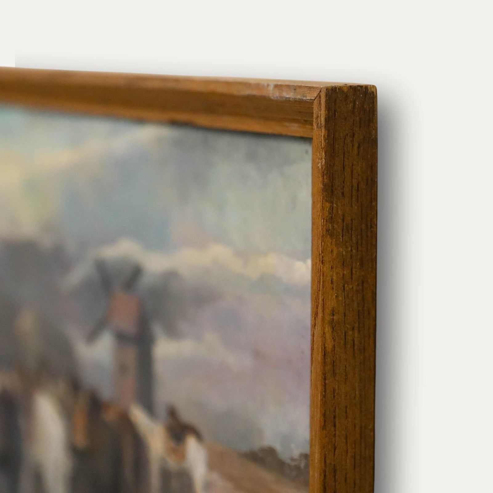 W. Schnez Framed Mid 20th Century Oil, A Team Of Horses photo 195.0