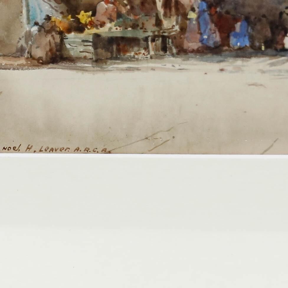 Noel Harry Leaver (1889 1951) Arca Framed Watercolour, An Acient City Archway photo vinterior