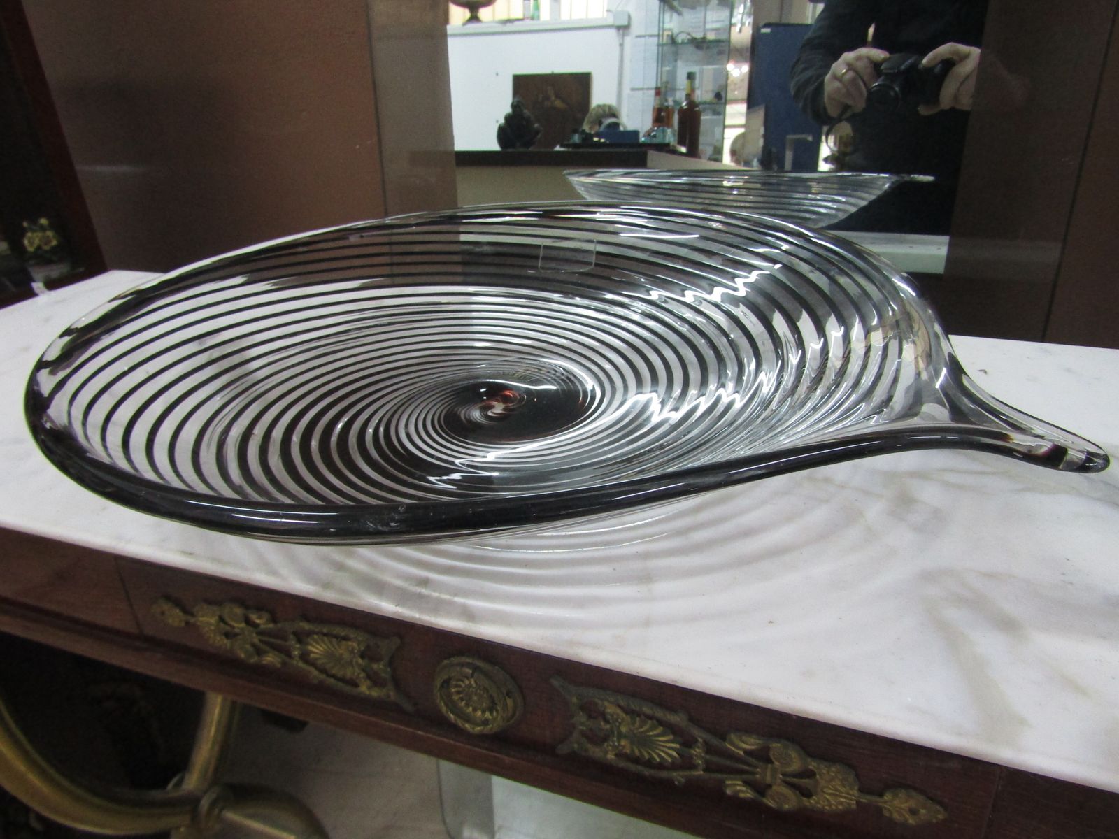 Tray Murano Glass Salviati, 1970s photo Home Decor