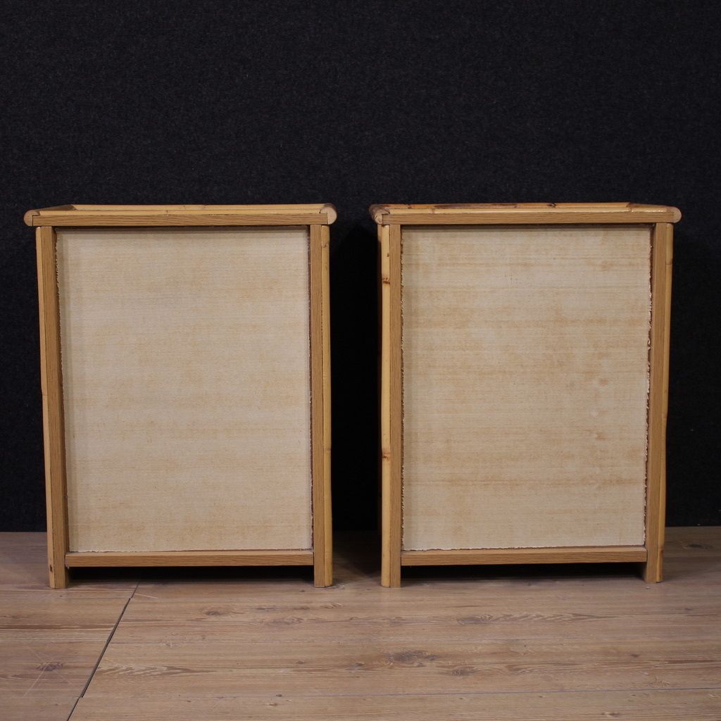 Pair Of Italian Bedside Tables From The 1980s photo Furniture
