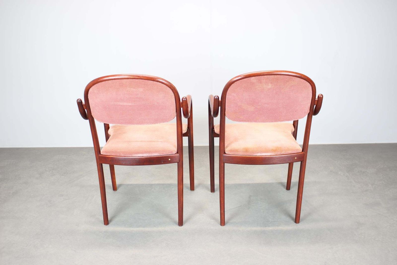 photo buy Set Of Six Thonet Vienna Bentwood Armchairs, Austria, 1991