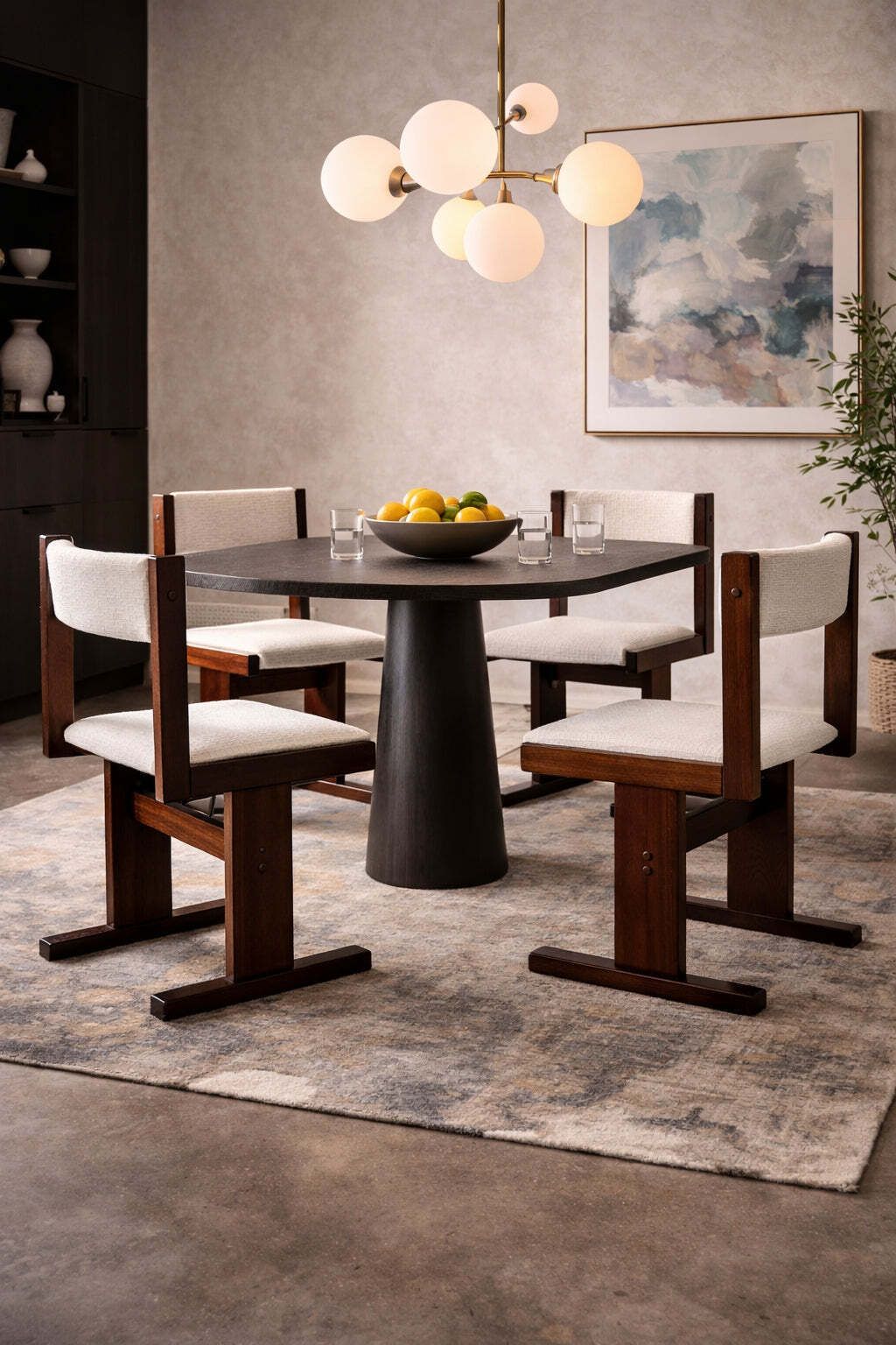 Danish Modern Dining Chairs By Poul H. Poulsen For Gangso Mobler 1970s photo for sale