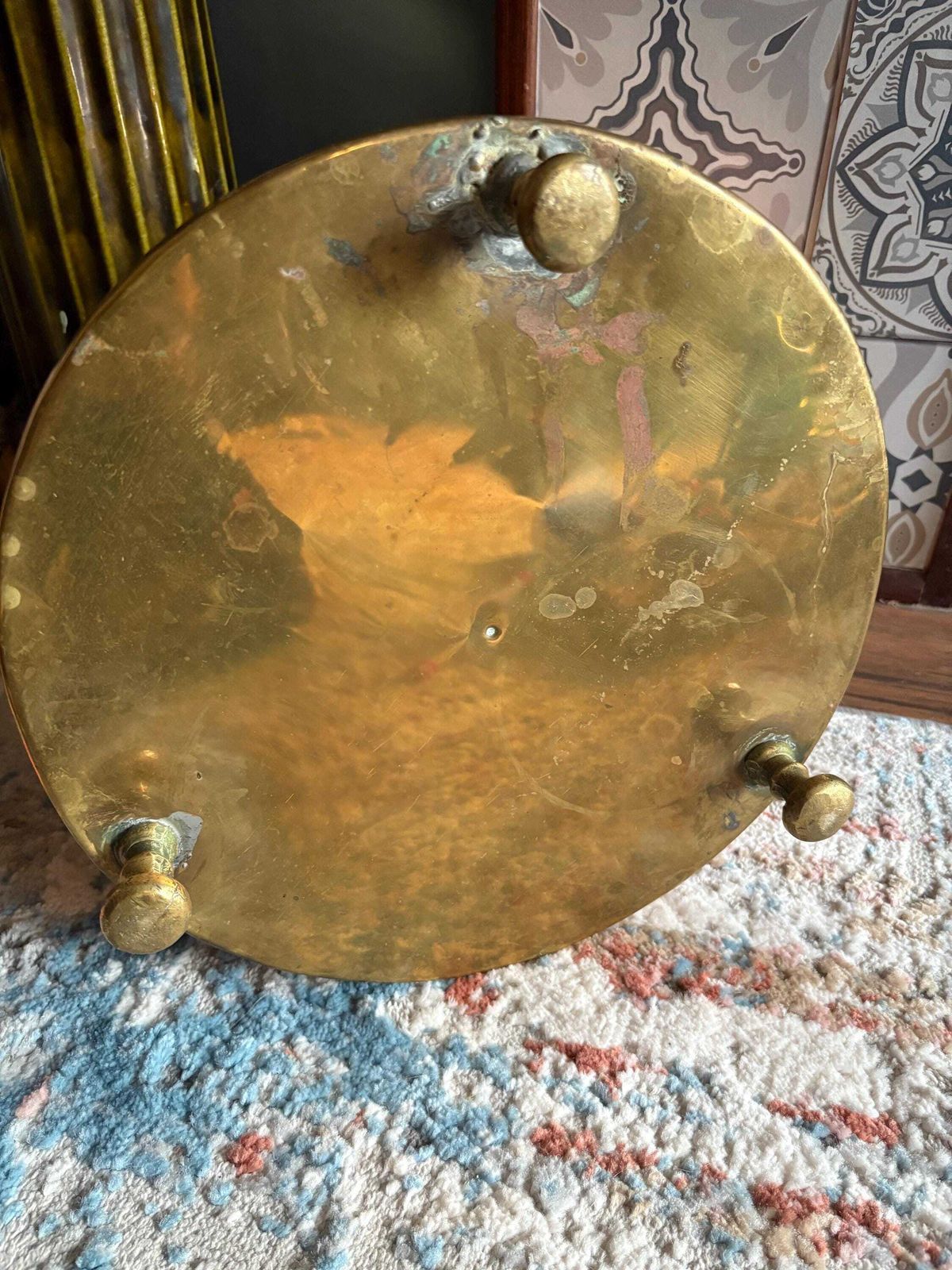 Antique Early 19thc Copper And Brass Dutch Doofpot, Fireside Ash Bucket photo 195.0