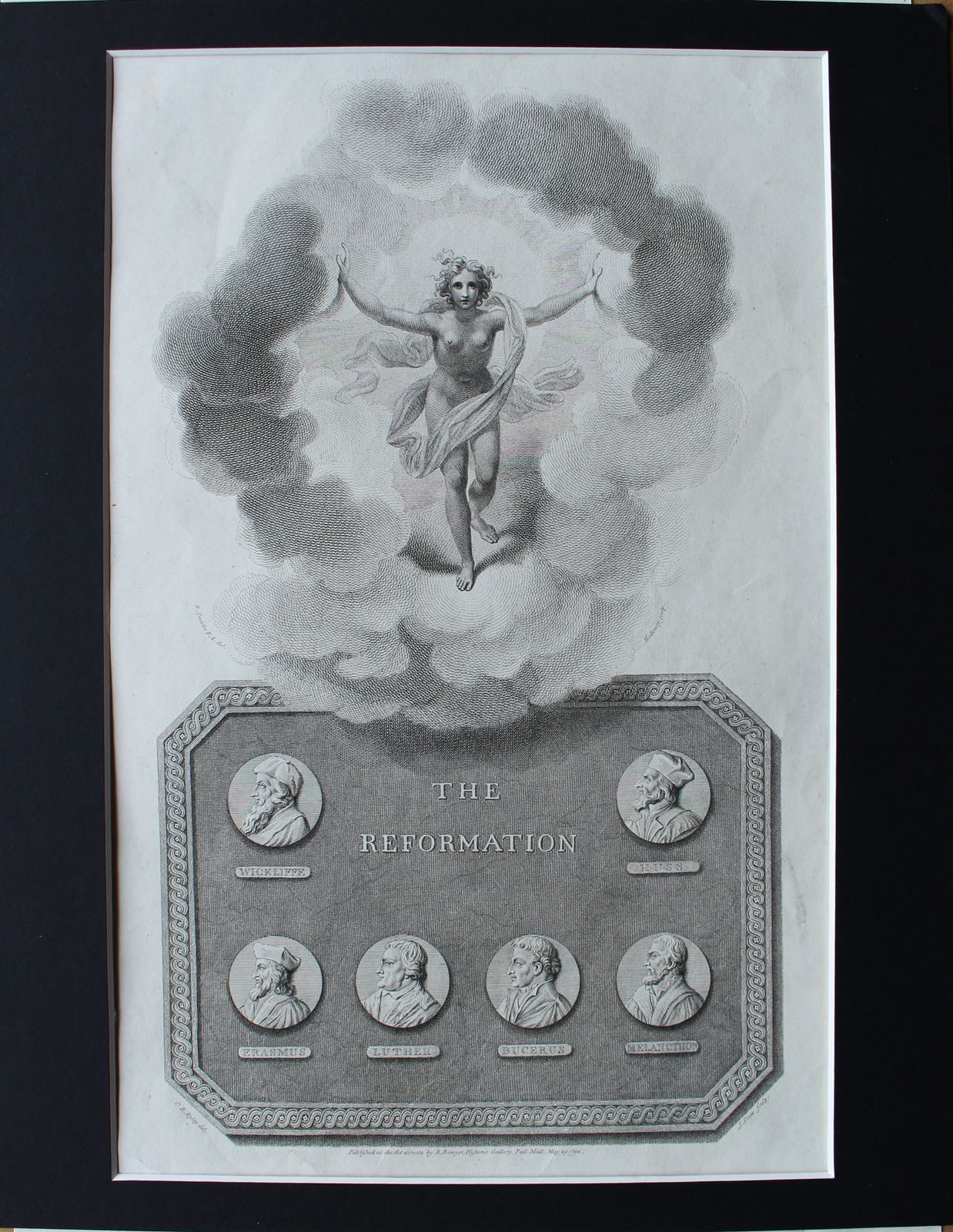 ‘The Reformation’ 18th Century Etching By James Stow After Charles Reuben Ryley photo furniture