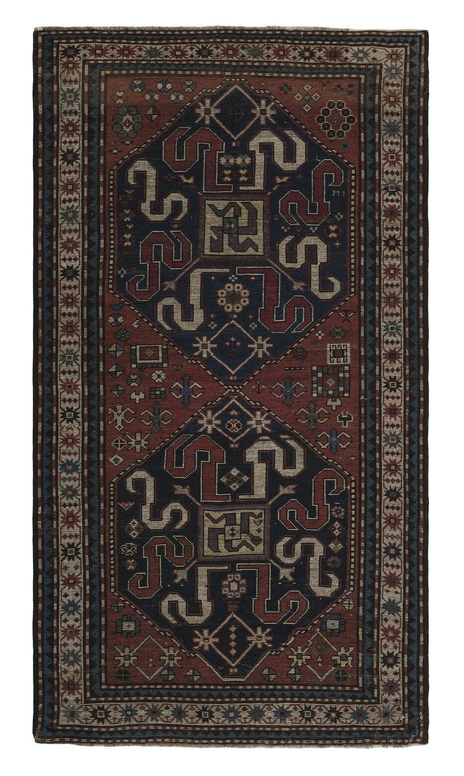 4.2x7.5 Ft A Cloudband (Chondzoresk) Rug From Karabagh, Southern Caucasus photo furniture