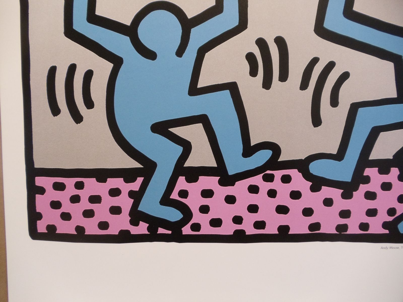Keith Haring Andy Mouse Dollar Bill, A Fusion Of Andy Warhol And Mickey Mouse, Authorised Lithograph By Keith Haring Foundation photo for sale
