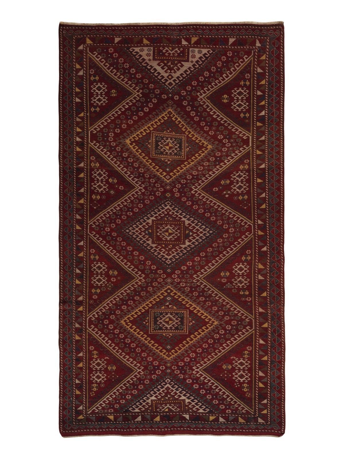 5.6x10.3 Ft Antique Kazak Rug, South Caucasus, Late 19th Century photo Textiles